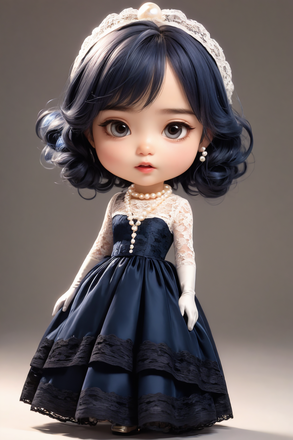 00330-1393521130-masterpiece,best quality,1girl,solo,cute,wide-eyed,chibi,child,Blue hair,(Vintage_lace_dress_1.5),(Pearl_necklace_1.4),(Satin_gl.png